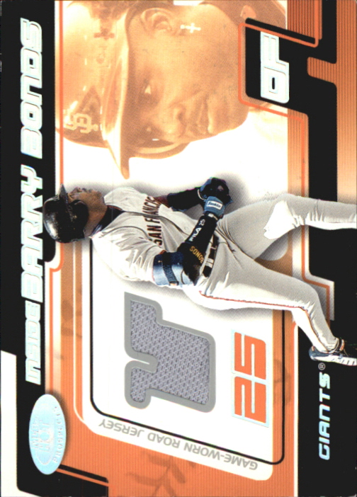 2002 Hot Prospects Inside Barry Bonds Memorabilia #3 B.Bonds Away Jsy/800