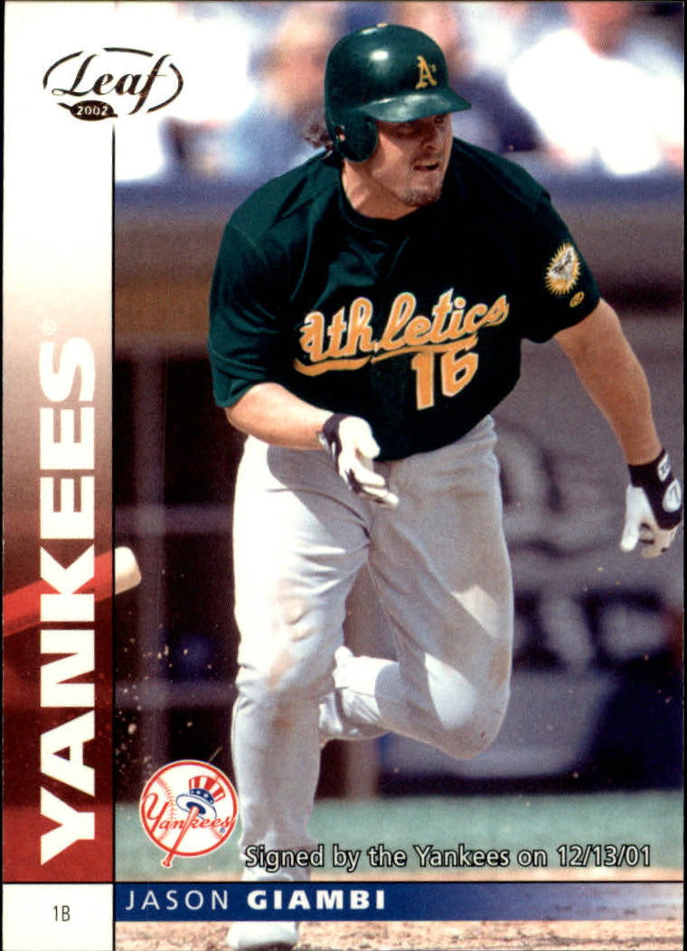2002 Leaf #132 Jason Giambi