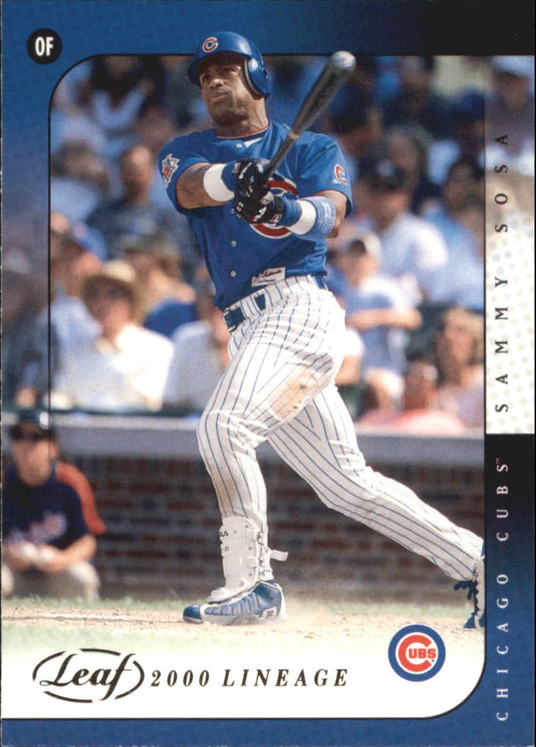 2002 Leaf Lineage #60 Sammy Sosa 00
