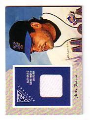 2002 Topps Gallery Heritage Uniform Relics #GHRMP Mike Piazza 93 A