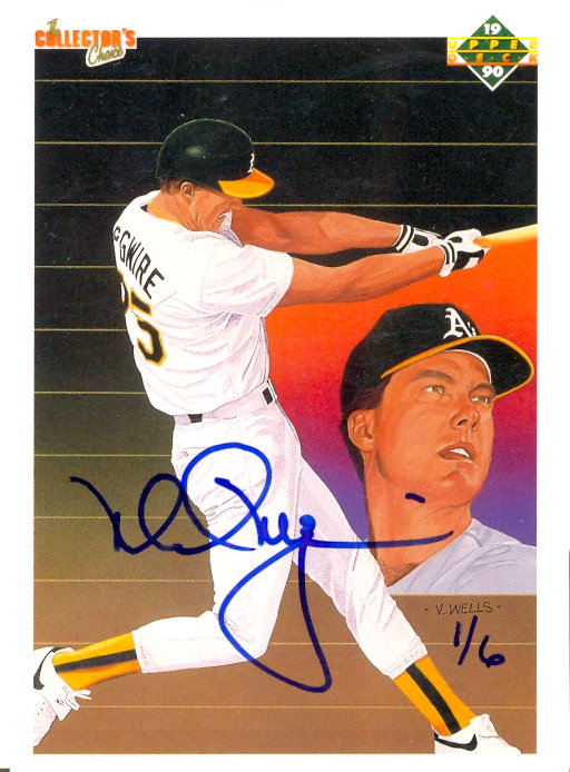 2002 Upper Deck 40-Man Mark McGwire Autograph Buybacks #3 Mark McGwire 90 TC/6