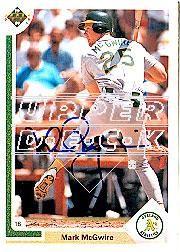 2002 Upper Deck 40-Man Mark McGwire Autograph Buybacks #4 Mark McGwire 91/6