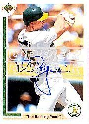 2002 Upper Deck 40-Man Mark McGwire Autograph Buybacks #5 Mark McGwire 91 BASH/6