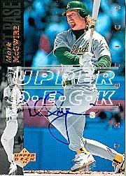 2002 Upper Deck 40-Man Mark McGwire Autograph Buybacks #9 Mark McGwire 94/6