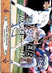 2002 Upper Deck 40-Man Mark McGwire Autograph Buybacks #11 Mark McGwire 96/6