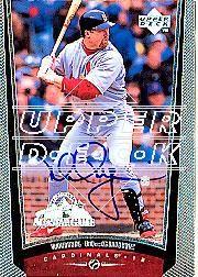 2002 Upper Deck 40-Man Mark McGwire Autograph Buybacks #22 Mark McGwire 99/6