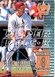 2002 Upper Deck 40-Man Mark McGwire Autograph Buybacks #26 Mark McGwire 99 CEN/6