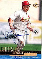 2002 Upper Deck 40-Man Mark McGwire Autograph Buybacks #33 Mark McGwire 00 CL/6