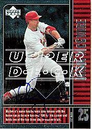 2002 Upper Deck 40-Man Mark McGwire Autograph Buybacks #37 Mark McGwire 00 LGD/6