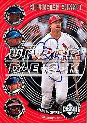 2002 Upper Deck 40-Man Mark McGwire Autograph Buybacks #44 Mark McGwire 02 SS2/1