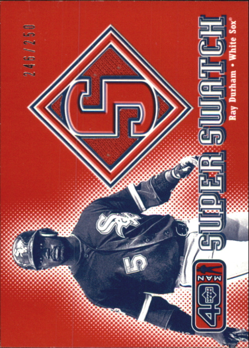 2002 Upper Deck 40-Man Super Swatch #SRD Ray Durham