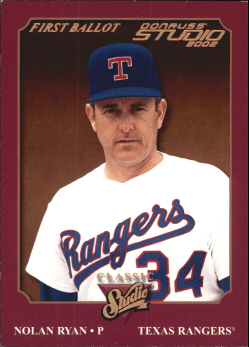 2002 Studio Classic #3 Nolan Ryan