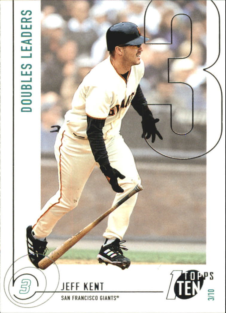2002 Topps Ten #13 Jeff Kent 2B