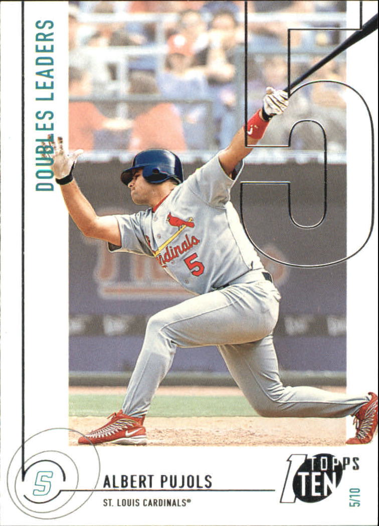 2002 Topps Ten #16 Albert Pujols 2B