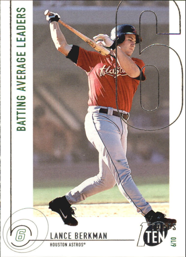 2002 Topps Ten #58 Lance Berkman AVG