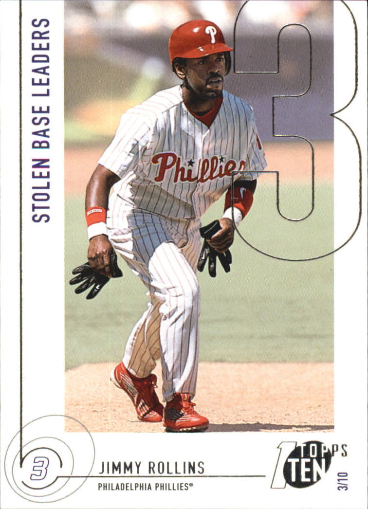 2002 Topps Ten #75 Jimmy Rollins SB