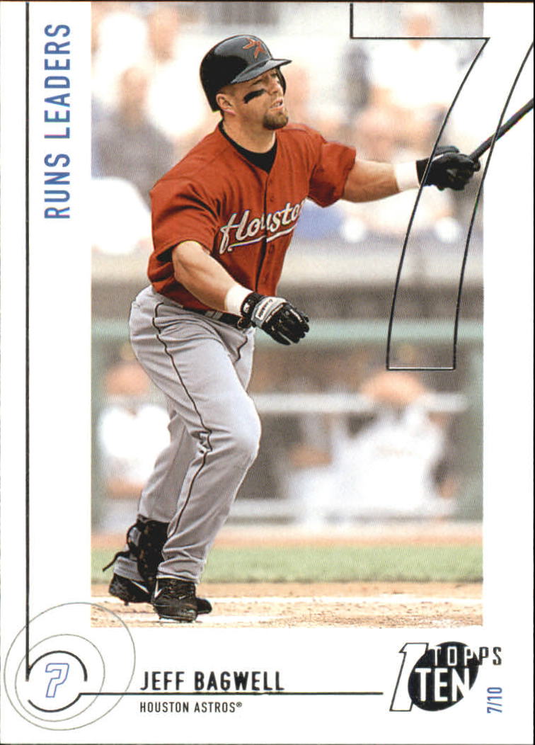 2002 Topps Ten #88 Jeff Bagwell RUNS