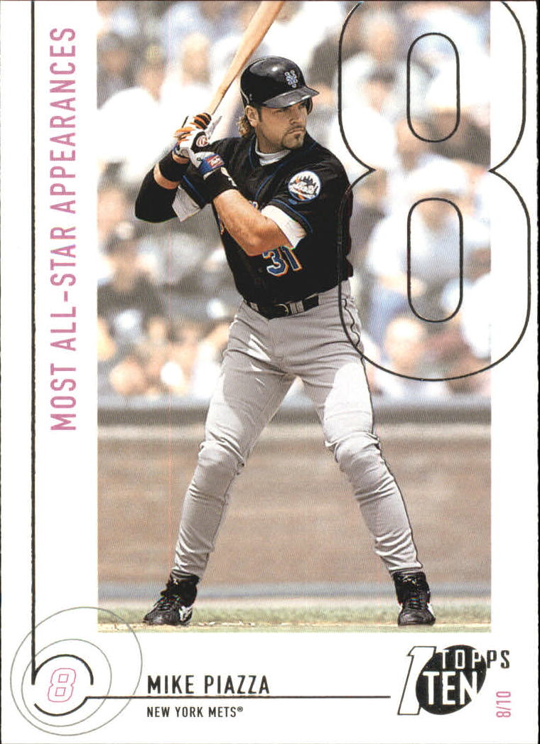 2002 Topps Ten #118 Mike Piazza AS APP