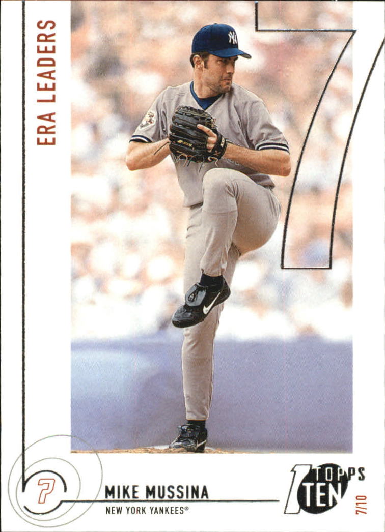 2002 Topps Ten #147 Mike Mussina ERA