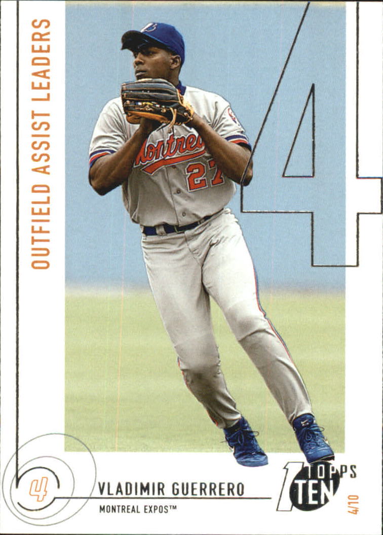2002 Topps Ten #175 Vladimir Guerrero AST