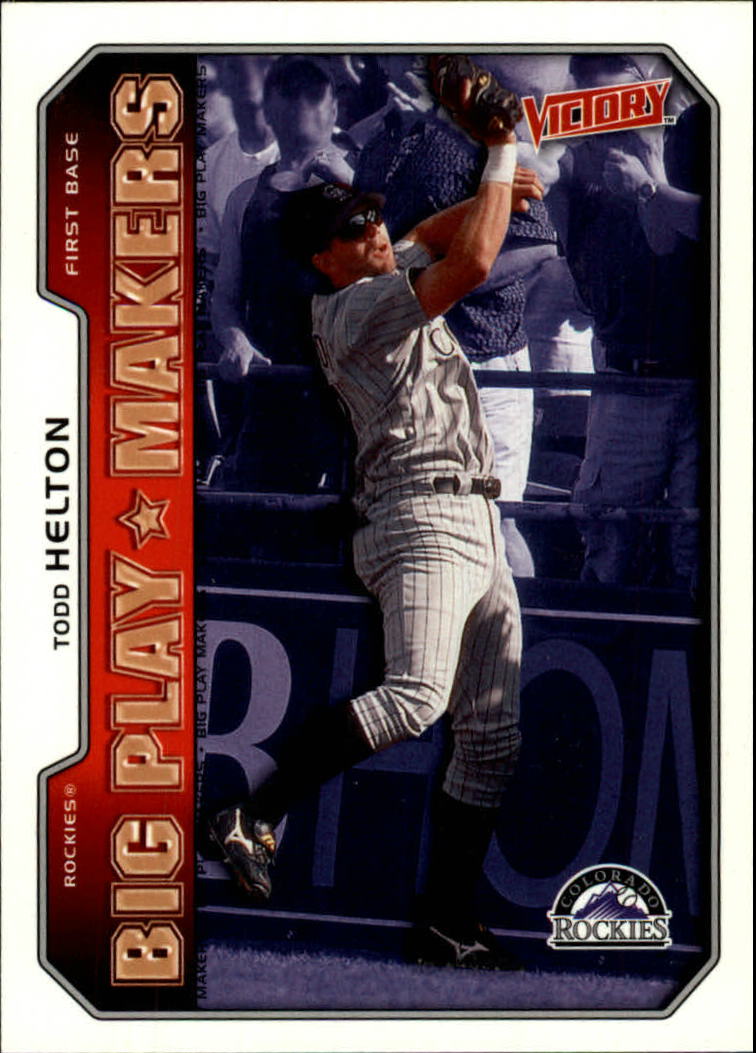 2002 Upper Deck Victory #547 Todd Helton BPM