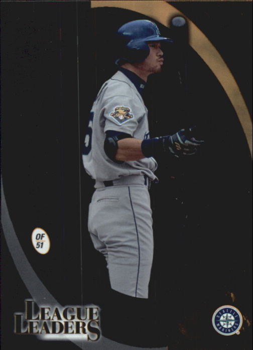2002 Donruss Best of Fan Club League Leaders #LL24 Ichiro Suzuki Hits/300