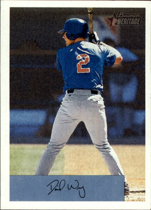 2002 Bowman Heritage #182 David Wright RC