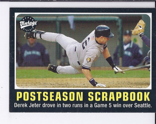 2002 Upper Deck Vintage #289 Derek Jeter PS