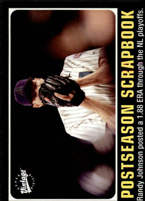 2002 Upper Deck Vintage #293 Randy Johnson PS