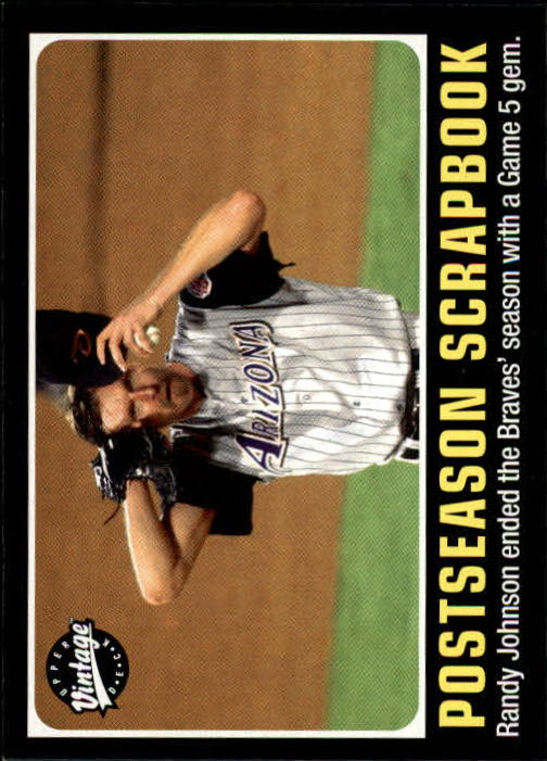 2002 Upper Deck Vintage #296 Randy Johnson PS