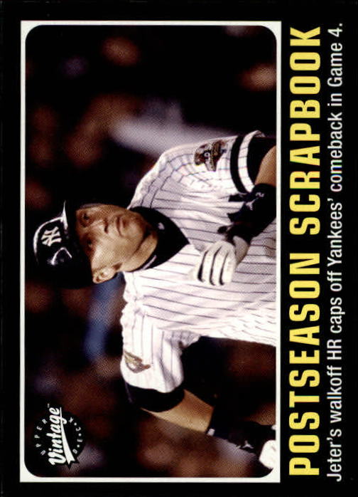 2002 Upper Deck Vintage #297 Derek Jeter PS