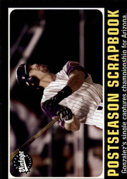 2002 Upper Deck Vintage #300 Luis Gonzalez PS