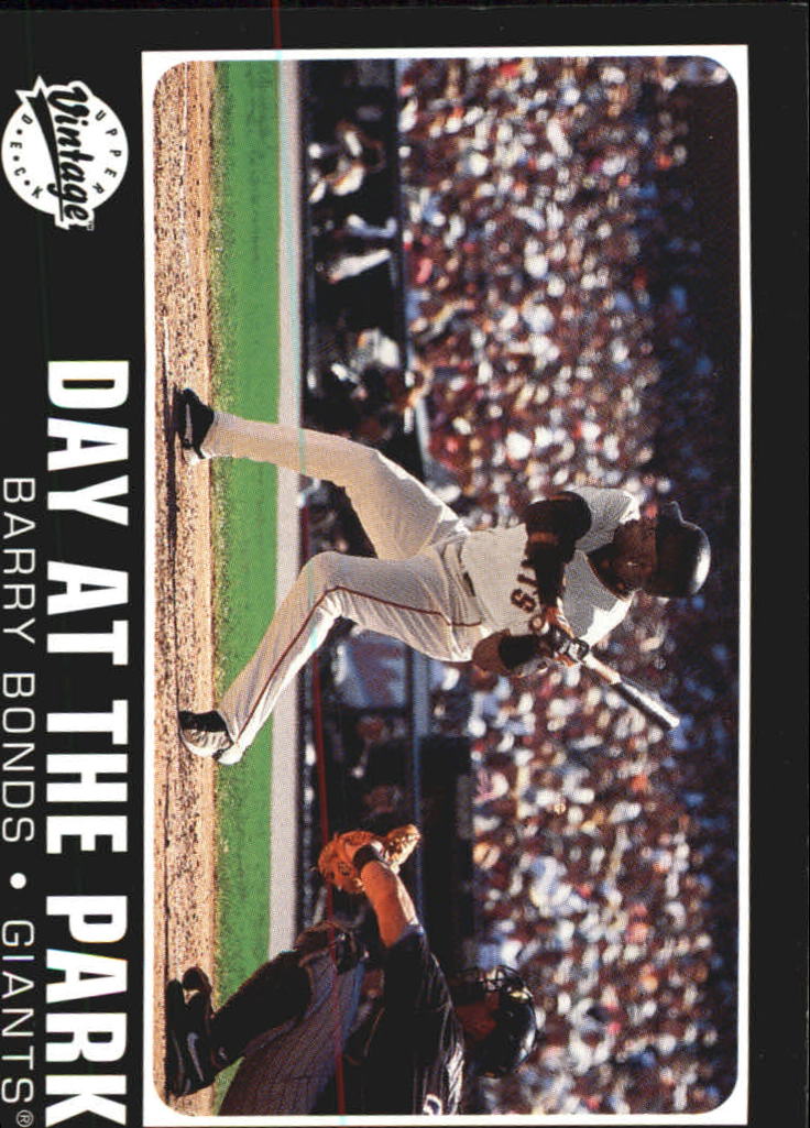 2002 Upper Deck Vintage Day At The Park #DP5 Barry Bonds