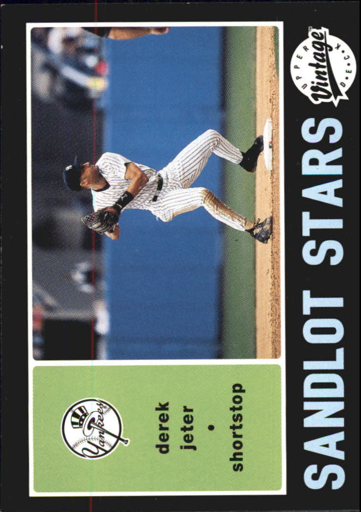 2002 Upper Deck Vintage Sandlot Stars #SS2 Derek Jeter
