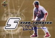 2002 Upper Deck Rookie Update Star Tributes Signatures Gold #MM Mark McGwire