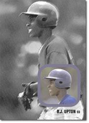 2002-03 Just Rookies Silver #1 B.J. Upton