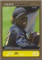 2002-03 Justifiable Autographs Gold #50 Dontrelle Willis