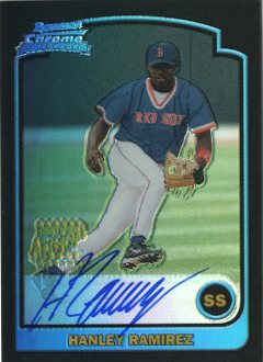 2003 Bowman Chrome Refractors #334 Hanley Ramirez AU A