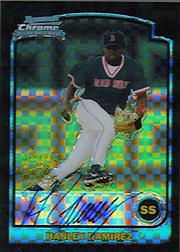 2003 Bowman Chrome X-Fractors #334 Hanley Ramirez AU A