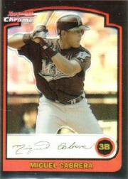 2003 Bowman Chrome Draft Refractors #3 Miguel Cabrera