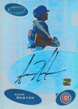 2003 Bowman's Best #AW Aron Weston FY AU RC