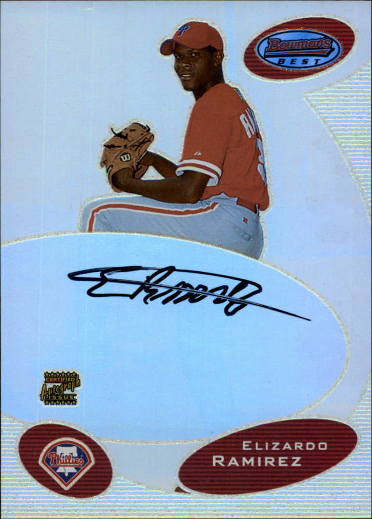 2003 Bowman's Best #ERA Elizardo Ramirez FY AU RC