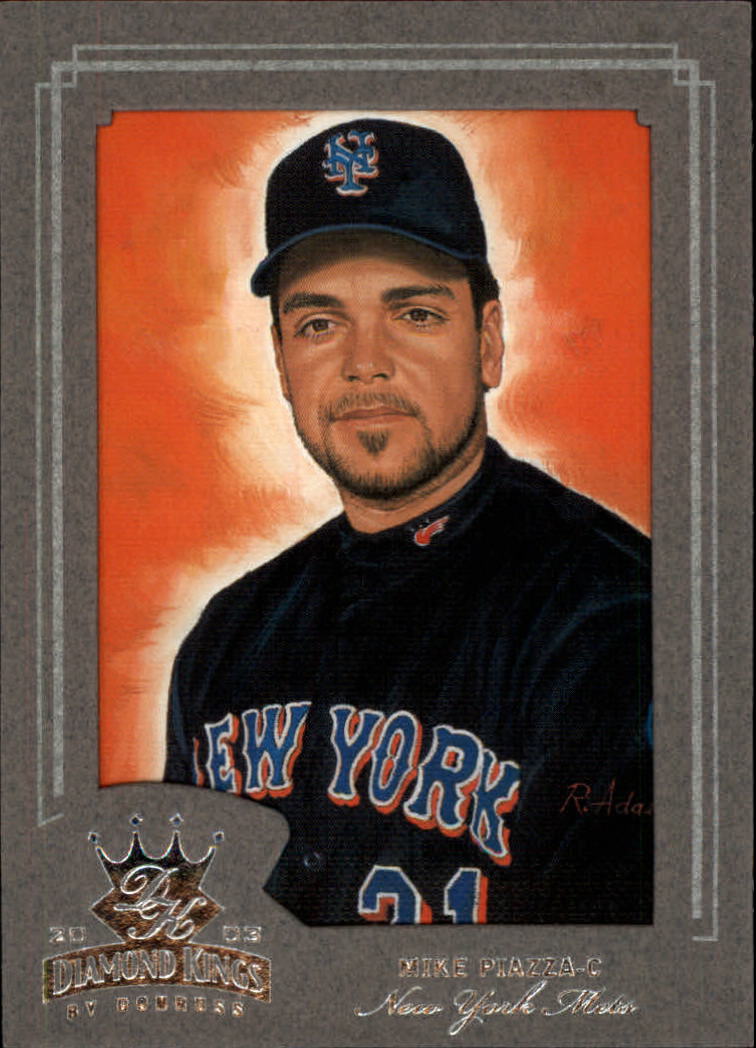 2003 Diamond Kings Silver Foil #121 Mike Piazza