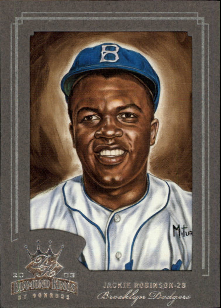 2003 Diamond Kings Silver Foil #160 Jackie Robinson RET
