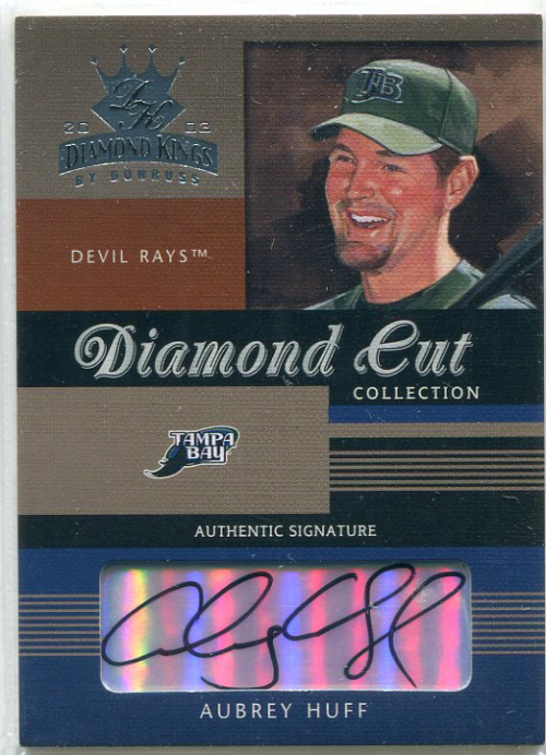 2003 Diamond Kings Diamond Cut Collection #24 Aubrey Huff AU/150
