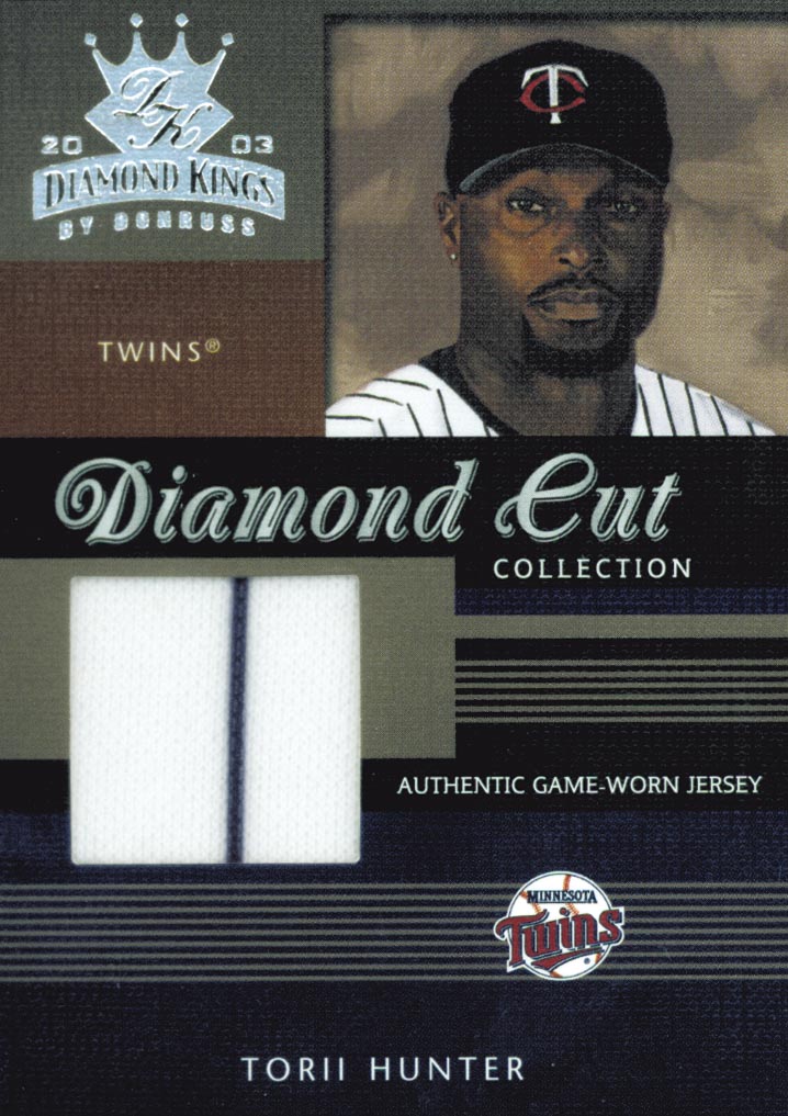 2003 Diamond Kings Diamond Cut Collection #46 Torii Hunter Jsy/500