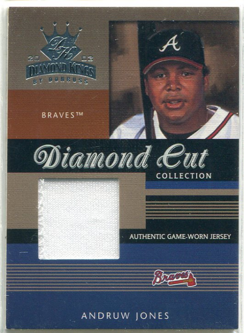 2003 Diamond Kings Diamond Cut Collection #61 Andruw Jones Jsy/500