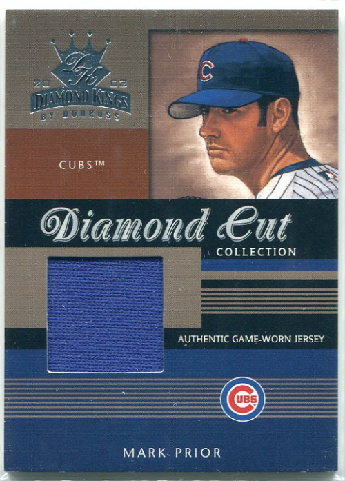 2003 Diamond Kings Diamond Cut Collection #63 Mark Prior Jsy/500
