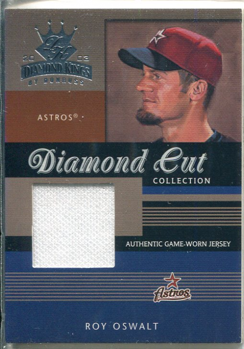 2003 Diamond Kings Diamond Cut Collection #68 Roy Oswalt Jsy/500
