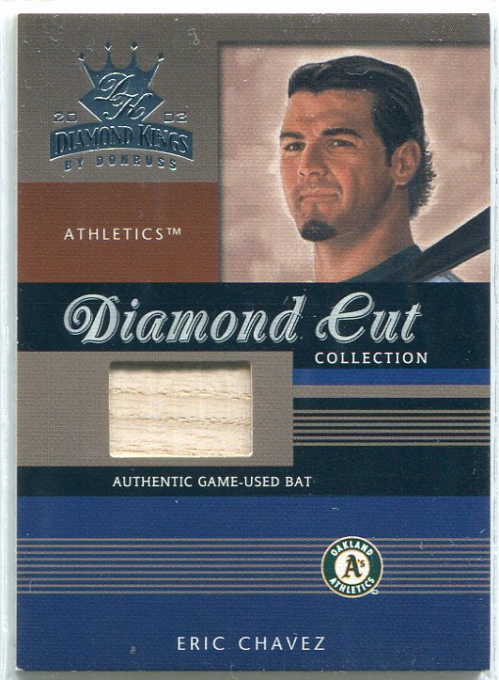 2003 Diamond Kings Diamond Cut Collection #85 Eric Chavez Bat/500